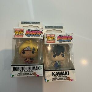 Funko POP! Keychain - Boruto and Kawaki Keychain